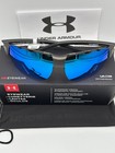 Under Armour UA Sunglasses Conquer 8600132-060161 Satin carbon Blue Mirror NIB