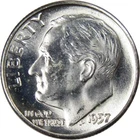 1957 Roosevelt Dime BU Uncirculated Mint State 90% Silver 10c US Coin