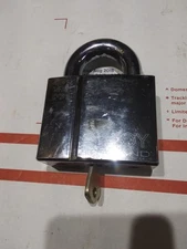 Abloy 350 With 1 key, Large Padlock With C Shaped Profile Keyway