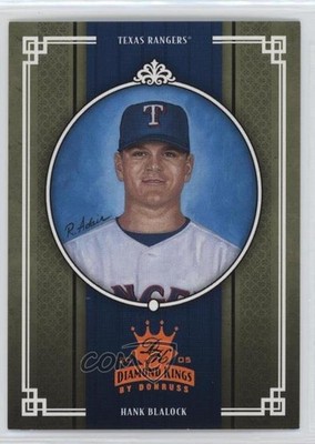 2005 Donruss Diamond Kings Bronze 70/100 Hank Blalock #228 n1u