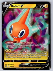 Rotom V 058/196 Lost Origin Holo Ultra Rare