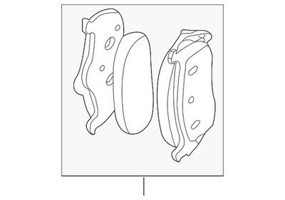 Genuine Nissan Value Advantage  PAD KIT-REAR DD06M-ZC02PNW