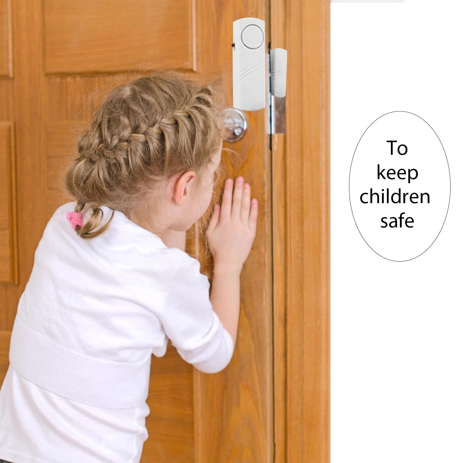 Door Window Alarm, 90DB Door Alarms for Kids Safety, Door Window Burglar Alar...