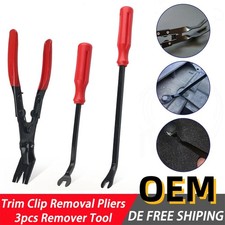 3pc T&uuml;rverkleidung Clipzange L&ouml;sezange Zange Clipentferner Werkzeug Clips Nieten