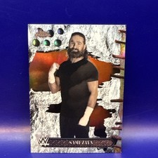Sami Zayn 2025 Topps Chrome WWE x Cactus Jack Refractor Card #72