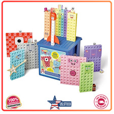 hand2mind Numberblocks Heroes with Zeroes MathLink Cubes Activity Set