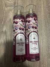 2 Pack Bath  Body Works Sweet Heart Cherry Fine Fragrance Mist 8oz New