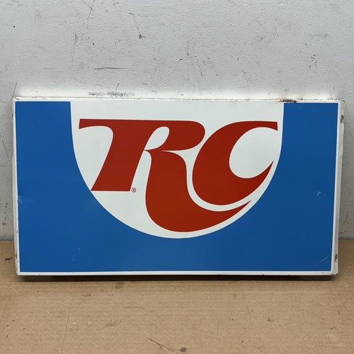 Vintage Royal Crown RC Cola Soda Blechschild (a)