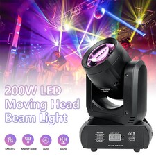200W LED Moving Head Beam Light DMX512 for Disco Party KTV DJ Bar Stage