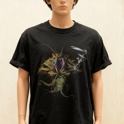 HOT! Ween The Mollusk Cotton T-shirt Unisex Black Cotton T-Shirt
