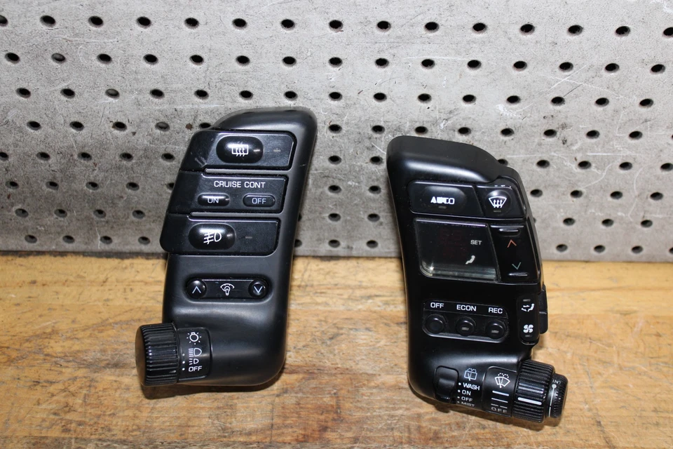 OEM NISSAN 300ZX Z32 1990-96 JUEGO TABLERO DIGITAL AIRE ACONDICIONADO CALEFACCIÓN INTERRUPTOR DE CONTROL DE CLIMA Foto 3 de 4