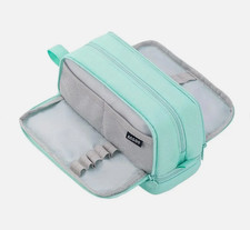 For Angoo Pencil Case, Large Capacity Pencil Organizer With Zipper Compartments