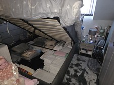 King Size Bed Frame Ottoman Style