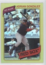 2012 Topps Archives Gold Adrian Gonzalez #101 09wc