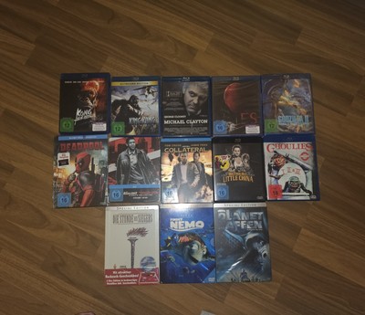 Bluray Sammlung Ghoulies 1 2 3 Equalizer Collateral Steelbook Collectors Edition