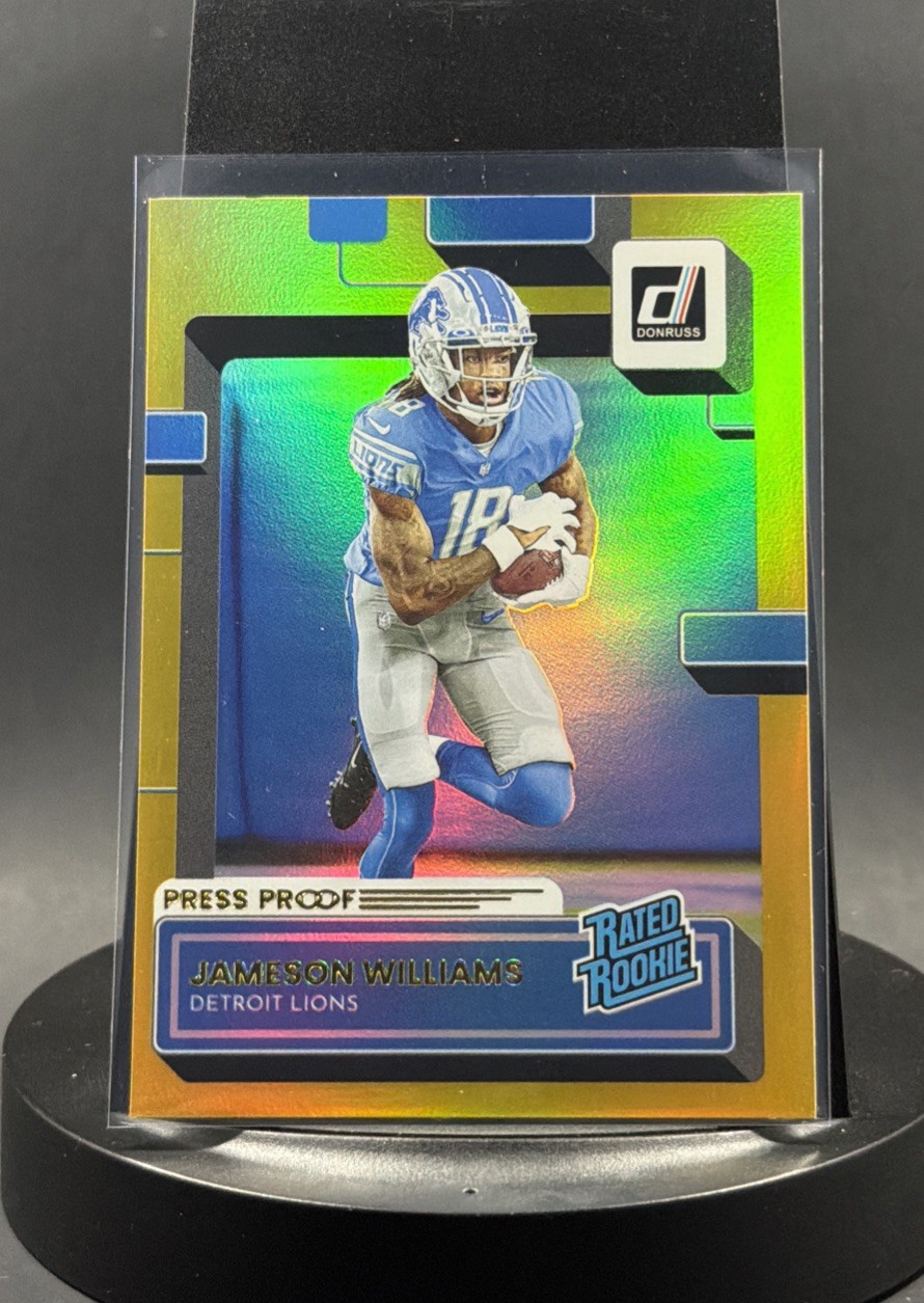 JAMESON WILLIAMS 2022 Panini Donruss - Rated Rookie #308 Press Proof Premium RC