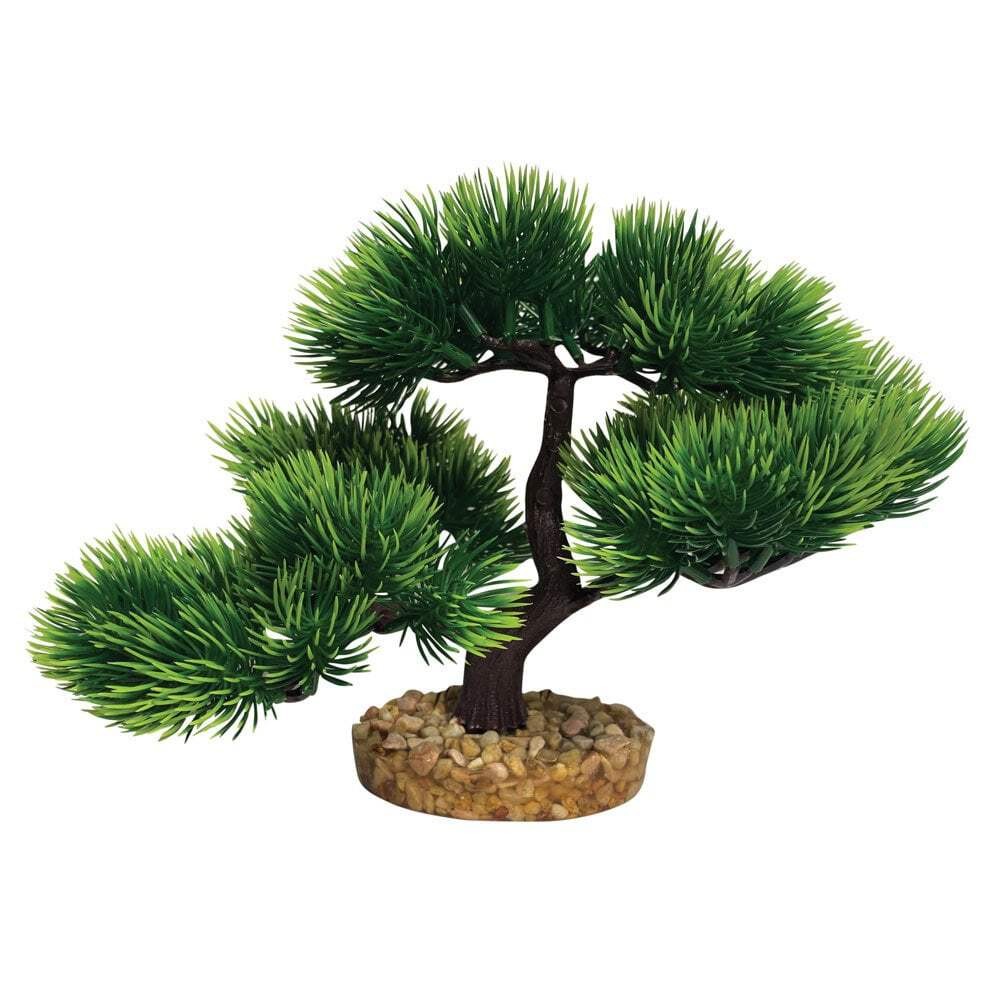 Aqua One Vibrance Bonsai Tree Aquarium Fish Tank Plastic Plant 18cm
