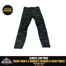 Athleta Ultimate Camo 7/8 Tight Womens Size Medium Athletic Leggings Olive 8468