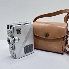 VINTAGE 1956 SUBMINIATURE BOLSEY 8 SINGLE 8MM MOVIE CAMERA CASE FILM CARTRIDGE