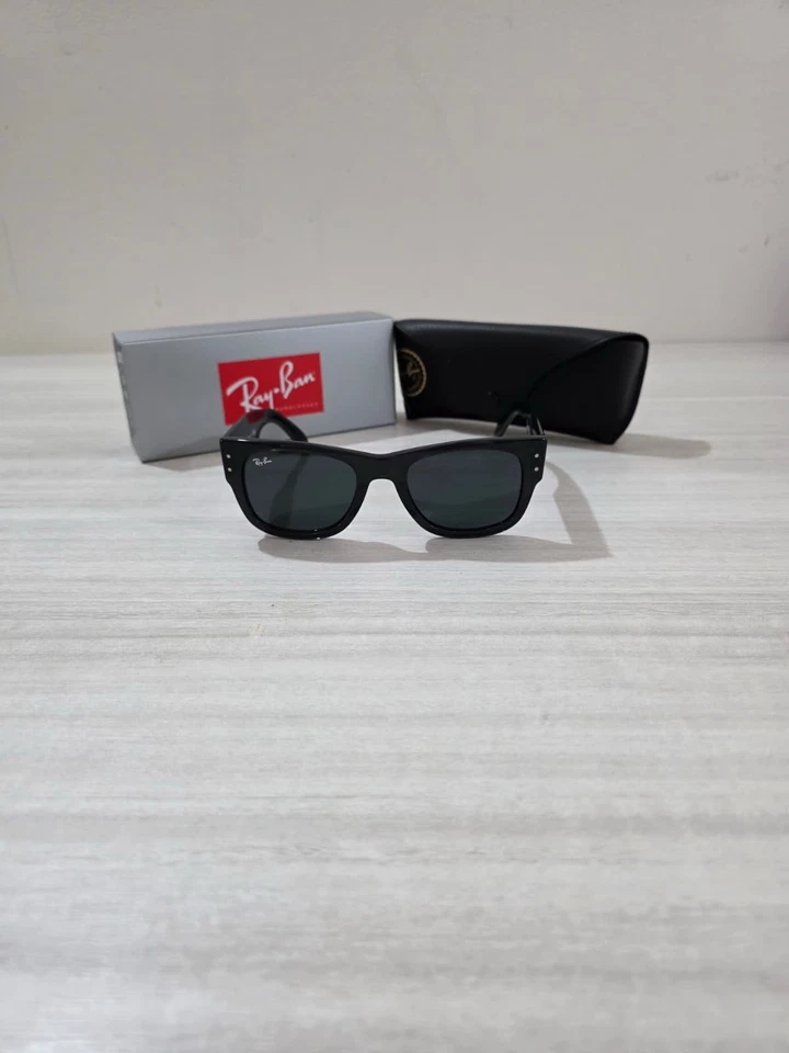 Occhiali Da Sole Ray-Ban Mega Wayfarer RB0840S Nero Colore 1390/B1 Taglia 51-21 - Image 2 of 4