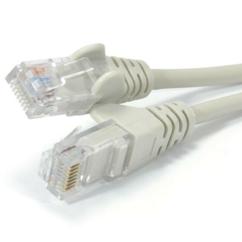 Grey Network Ethernet RJ45 Cat5E-CCA UTP PATCH 26AWG Cable Lead  1.5m
