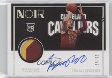 2020-21 Panini Noir Rookie Color 38/99 Isaac Okoro #354 Patch Auto 6fs