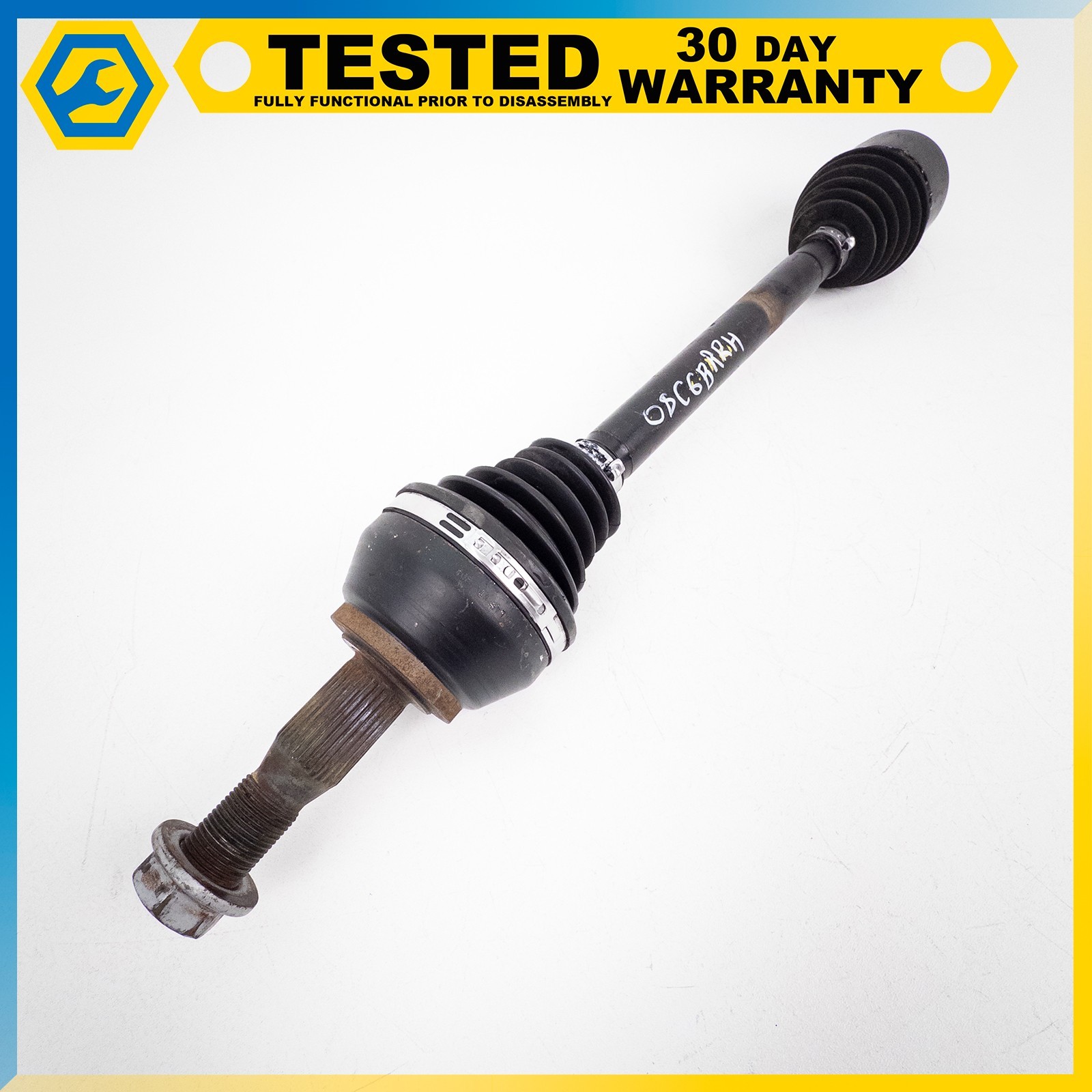 05-13 CHEVROLET CORVETTE C6 XLR REAR RIGHT AXLE HALF SHAFT UNIVERSAL JOINT OEM