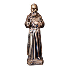 Statua San Padre Pio  in resina da interno o esterno statuina 40 - 60 e 80 cm