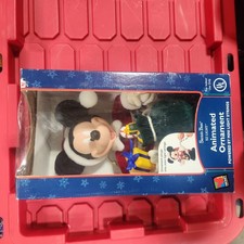 Disney Mickey Animated Ornament Santa&rsquo;s Best EZ Light New Sh