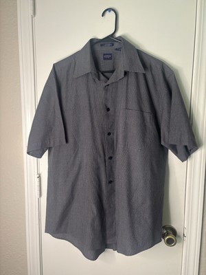 Arrow Men s Plaid Button Down Short Sleeve Shirt Size M