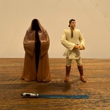 Hasbro Star Wars Obi-Wan Kenobi Action Figure with Brown Cloak Blue Lightsaber