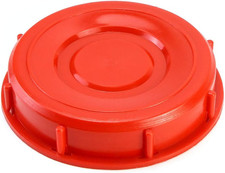 1 Pack Red IBC Tote Tank Lid 6.5” w/ Gasket Fits 163mm Cap for Liquid Storage