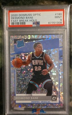 2020-21 Panini Donruss Optic - Rated Rookie Desmond Bane #180 Fast