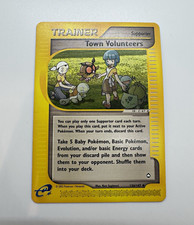 Town Volunteers 136/147 Aquapolis Trainer Supporter Pokemon TCG 2002 ENG