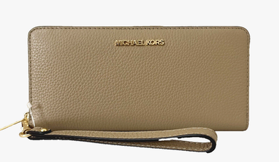 New Michael Kors Jet Set Large Travel Continental Wallet Leather