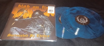 #ad #ad High On Fire Surrounded By Thieves Blue Vinyl Relapse Sludge Doom Metal $34.99