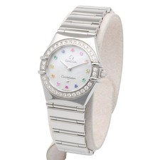 OMEGA Constellation Iris Watches Stainless Steel Bezel Diamond used 3