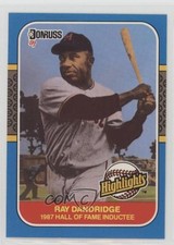 1987 Donruss Highlights Ray Dandridge #18 HOF 3p9