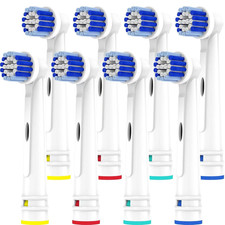Replacement Toothbrush Heads Compatible with Oral B Braun, 8 Pack Professional E