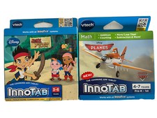 VTech InnoTab Cartridge Disney Planes And Jake Pirates 4-7 Years Pre-K / 1st