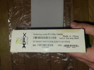 XFX NVIDIA GeForce 8500 GT (PVT86JYAHG) 512 MB DDR2 SDRAM PCI
