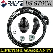 Remote Turbo Oil Feed Line Kit Fit 2004.5-2010 Chevy GMC LBZ LMM Duramax 6.6L V8