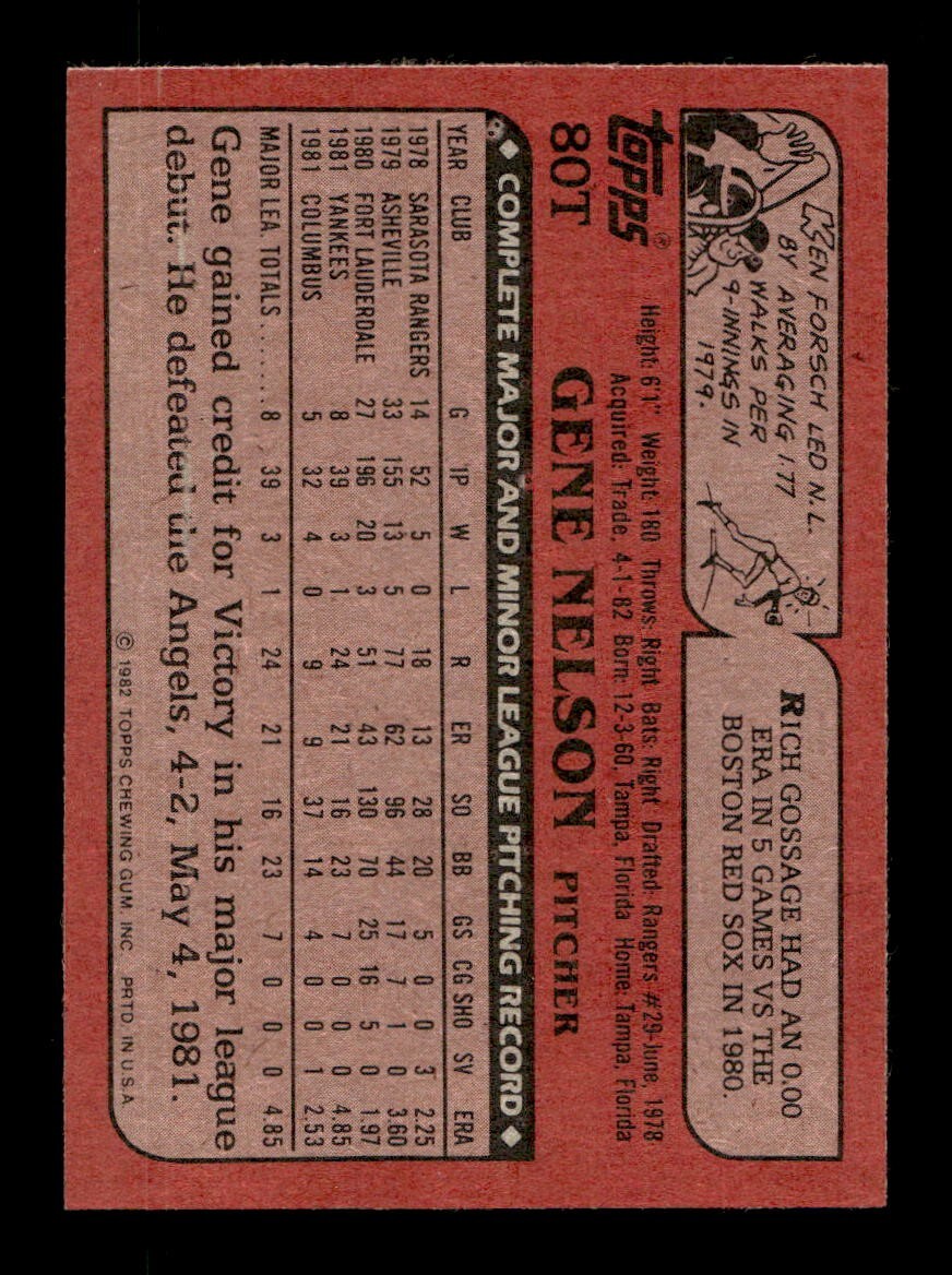 1982 Topps Traded 1-132 EX-MT/NM Pick From List All PICTURED - Picture 435 of 501