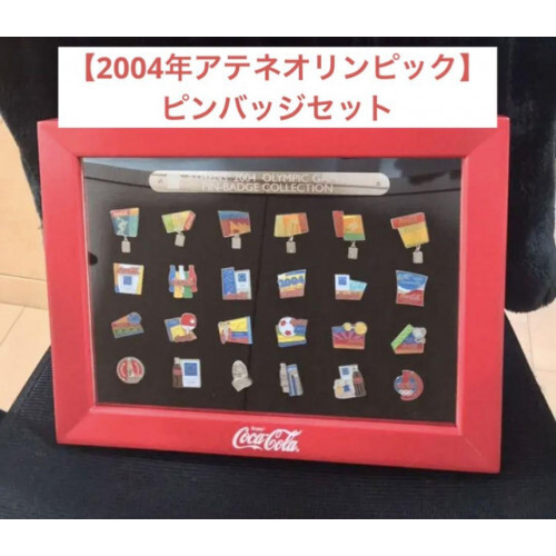 2004 Athens Olympics x Coca-Cola Pin Badge Collection (Complete 