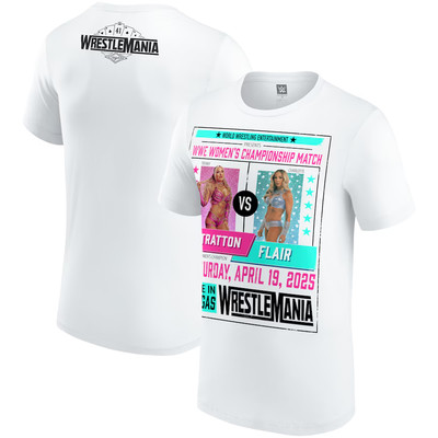 Charlotte Flair-Tiffany Stratton Wrestlemania 41 WWE T-SHIRT 2025 Las Vegas XLI