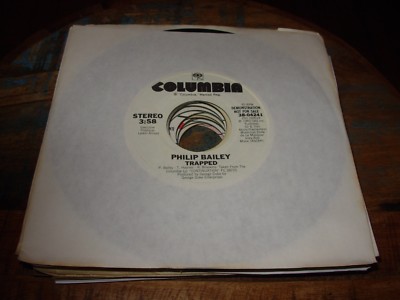 PHILIP BAILEY trapped ( r&b ) 7''/45 PROMO 