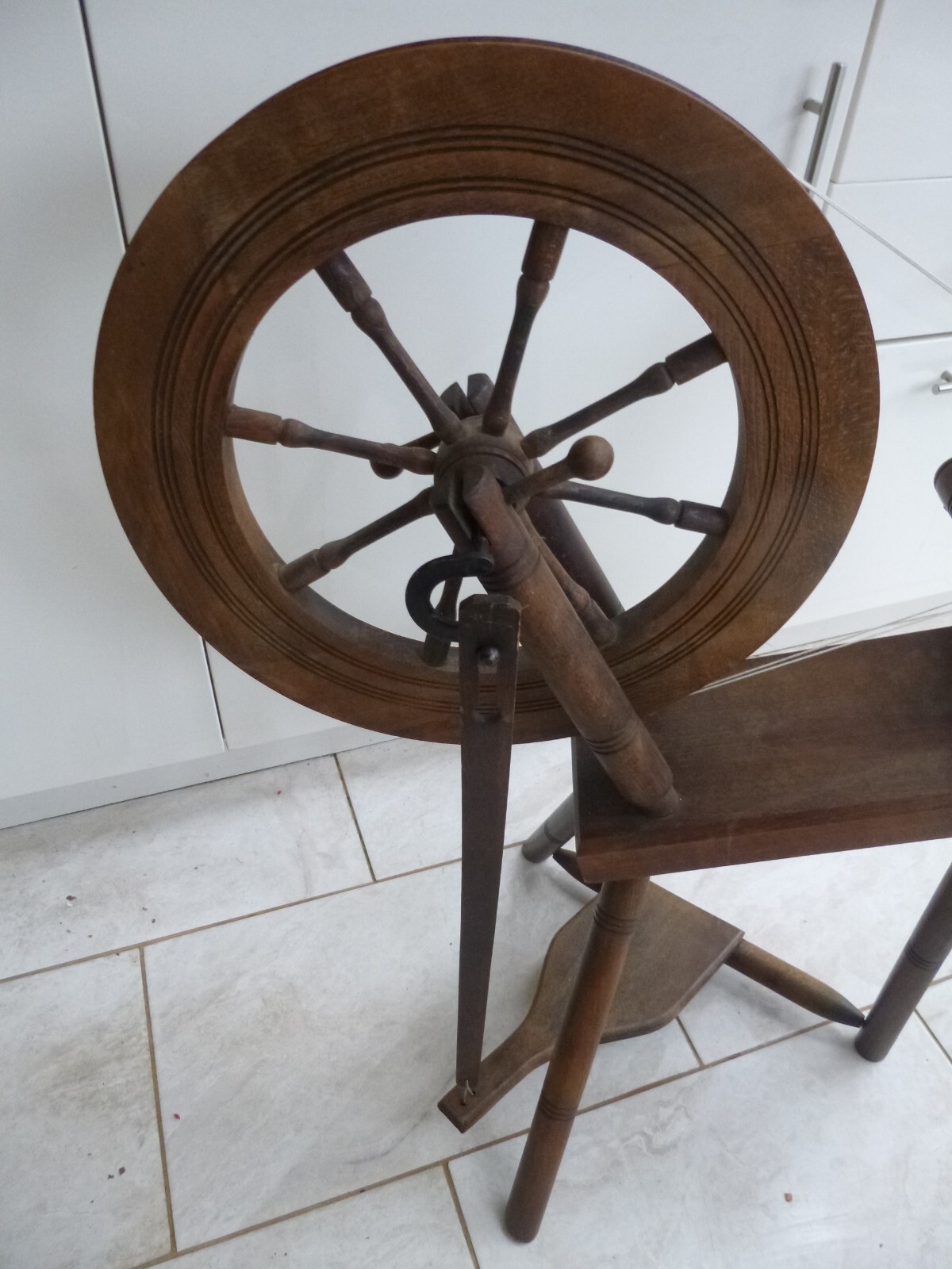Spinning wheel .Haldane Hebridian . c 1980 Made in Scotland eBay