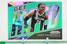 2022 WNBA Panini Prizm Green Get Hyped Arike Ogunbowale #13