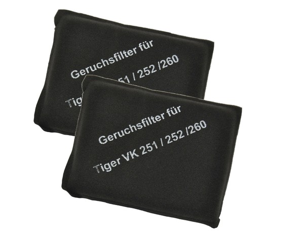 2 Geruchsfilter Filter Geeignet FüR Vorwerk Tiger Vk 251 252 Und 260-image