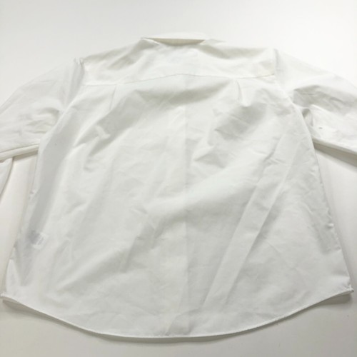 Foxcroft Wrinkle Free 14p Petite Button Long Sleeve Dress Shirt White MINT - Bild 8 von 10